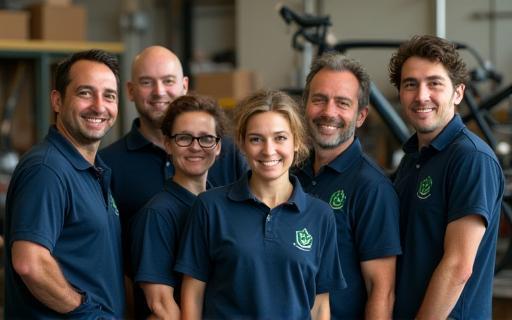 Bicicletta Milano team in their Milan factory